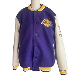 New  (NWT) NBA Los Angeles Lakers Ultra Game Varsity Jacket Men's M